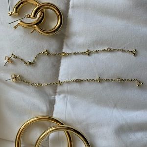 LUV AJ MARRAKECH GOLD DROP STUDS